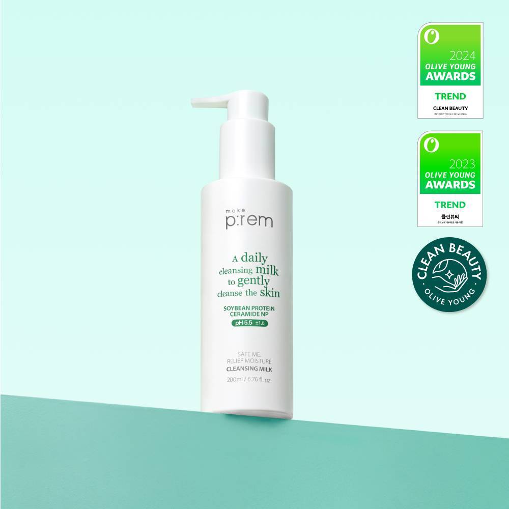 Make P:rem Safe Me Relief Moisture Cleansing Milk (200ml/500ml