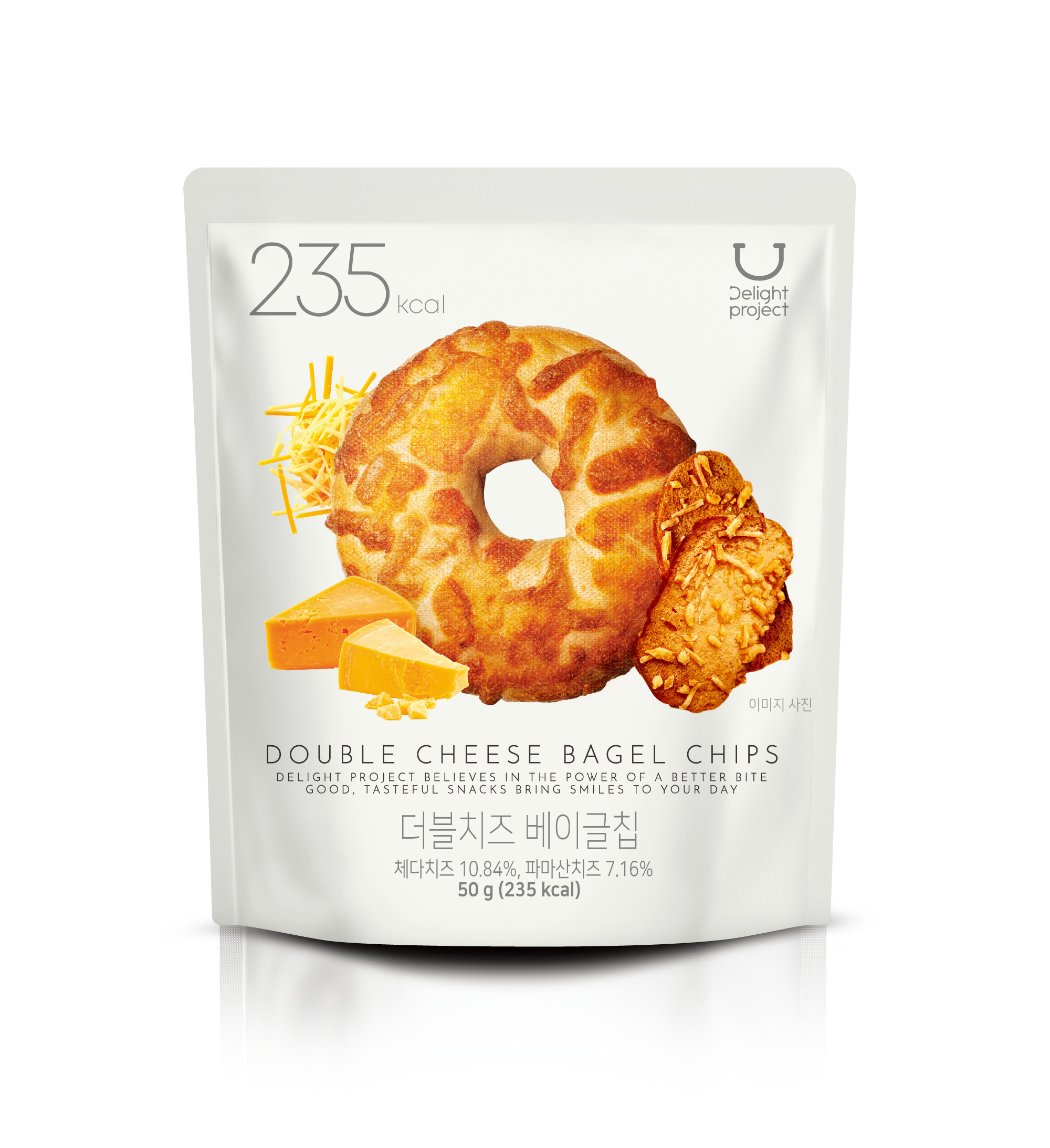 DELIGHT PROJECT ダブルチーズベーグルチップ 50g | OLIVE YOUNG Global