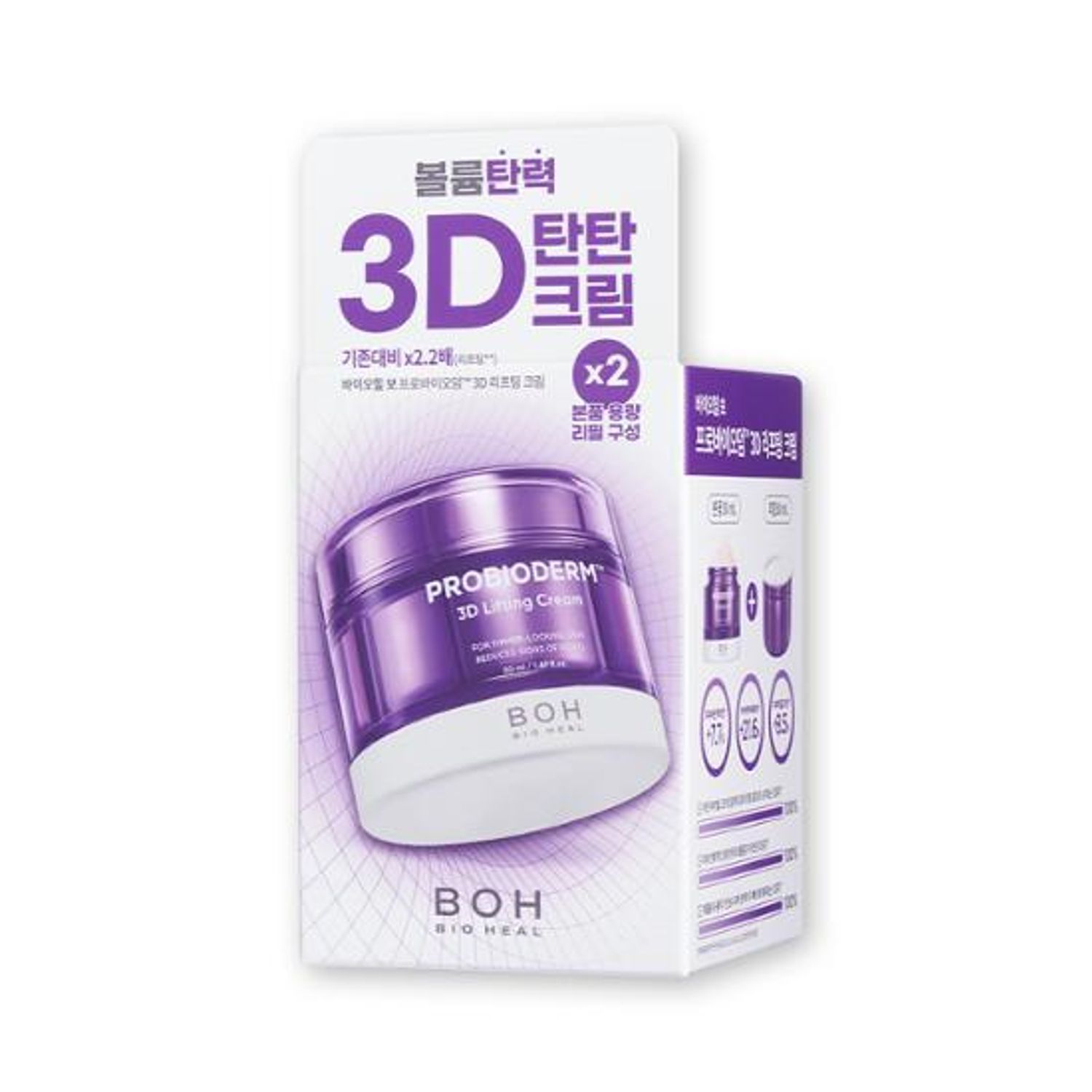 BIOHEAL BOH Probioderm 3D Lifting Cream 50mL Refill Set | OLIVE 