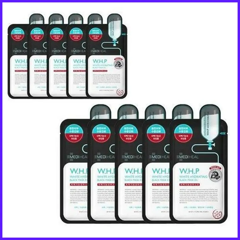 W.H.P Charcoal Mineral Mask Sheet 10P