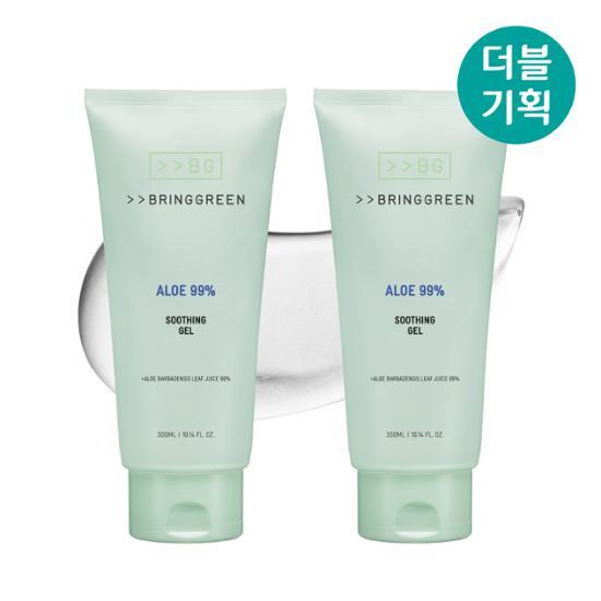Aloe 99% Soothing Gel 300ml Double Pack