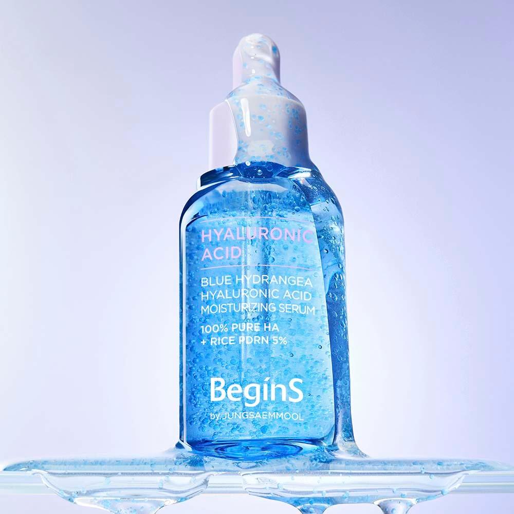 BEGINS By JUNGSAEMMOOLブルーアジサイヒアルロン酸モイスチャーセラム