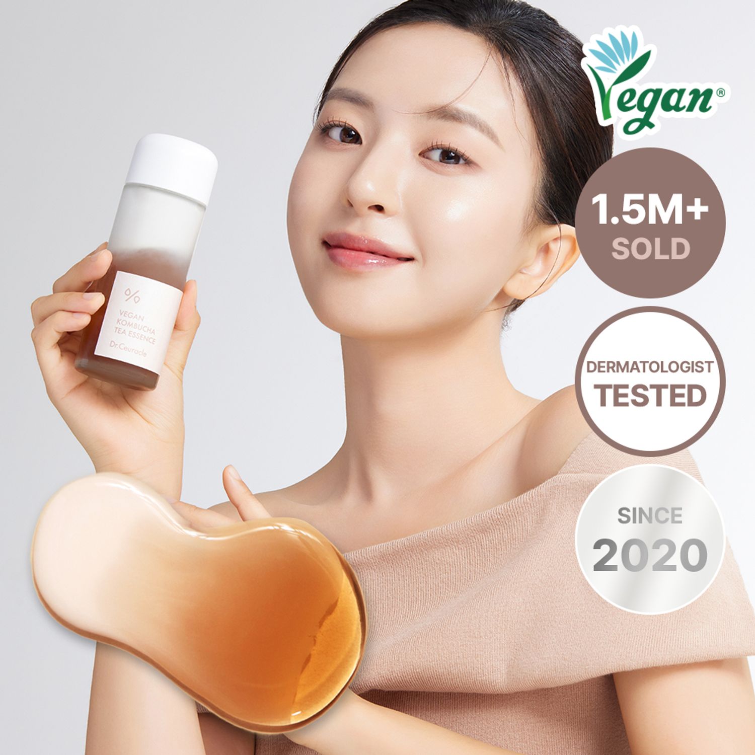 Dr.Ceuracle Vegan Kombucha Tea Essence 150ml | OLIVE YOUNG Global