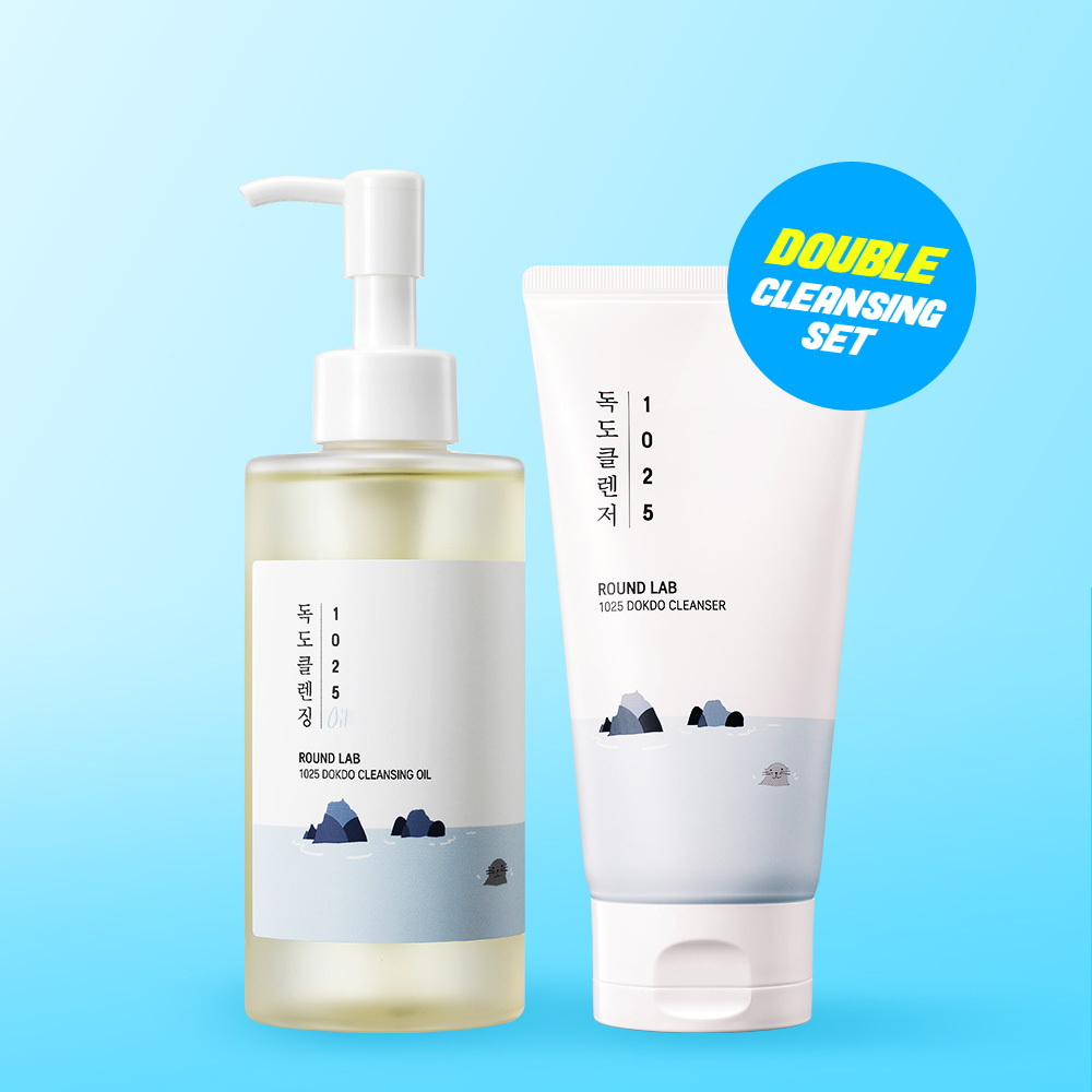 1025 Dokdo Cleansing Oil 200ml + Dokdo Cleanser 150ml Set
