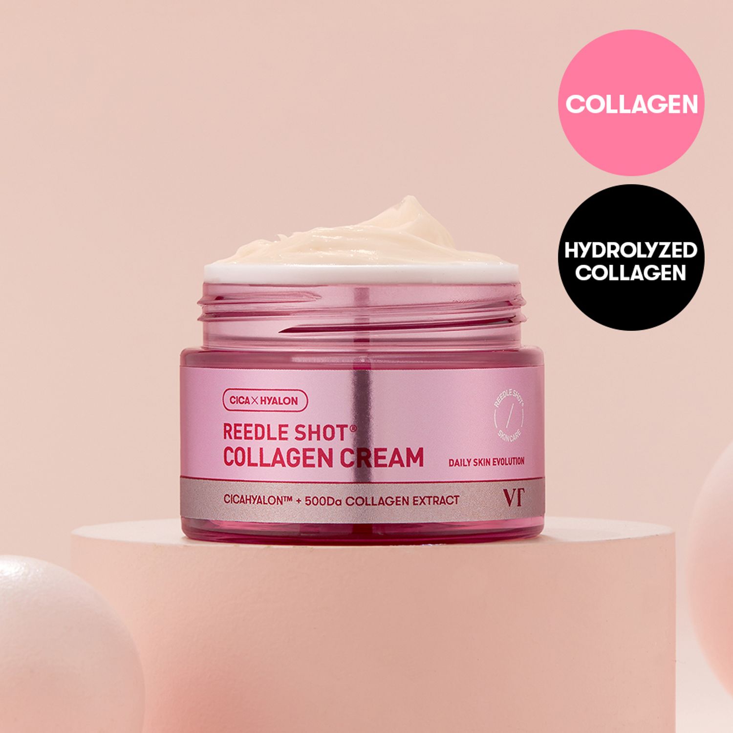 VT Reedle Shot Collagen Cream 50ml Special Set (Collagen Reedleshot 2ml*3) | OLIVE YOUNG Global