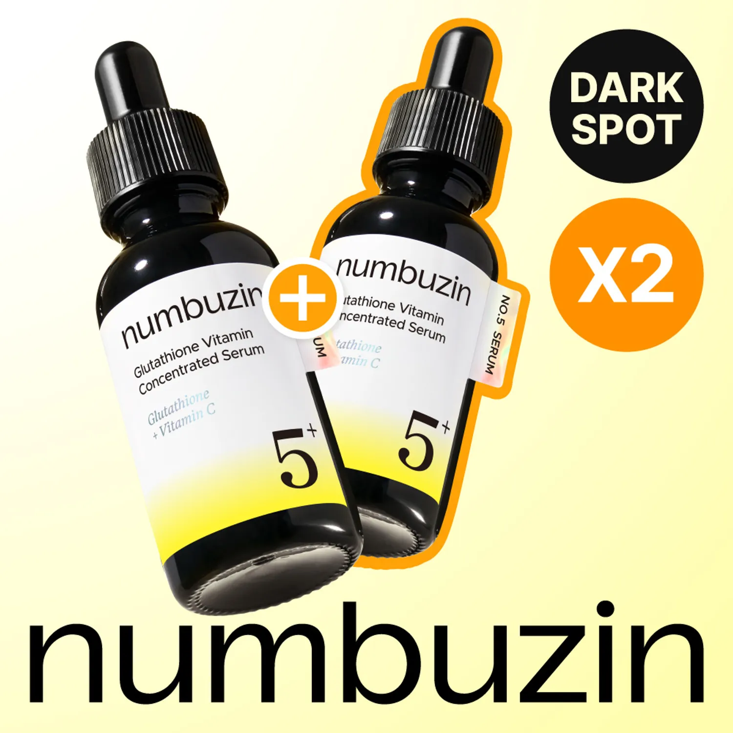 numbuzin No.5+ Vitamin Concentrated Serum 30mL+30mL Duo Set | OLIVE YOUNG Global numbuzin No.5+ Vitamin Concentrated Serum 30mL+30mL Duo Set | OLIVE YOUNG Global