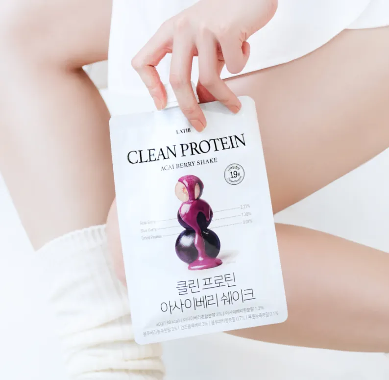 Latib クリーンプロテインシェイク #アサイベリー 40g | OLIVE YOUNG