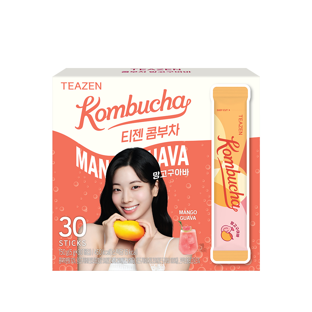 Teazen Kombucha Mango Guava 30T | OLIVE YOUNG Global