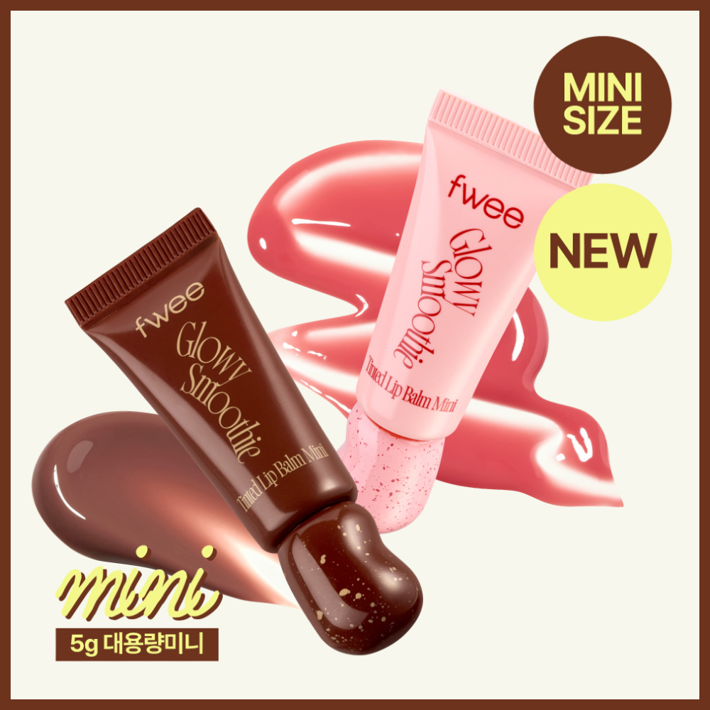 fwee Glow Smoothie Tinted Lip Balm Mini 5g (6 Colors)