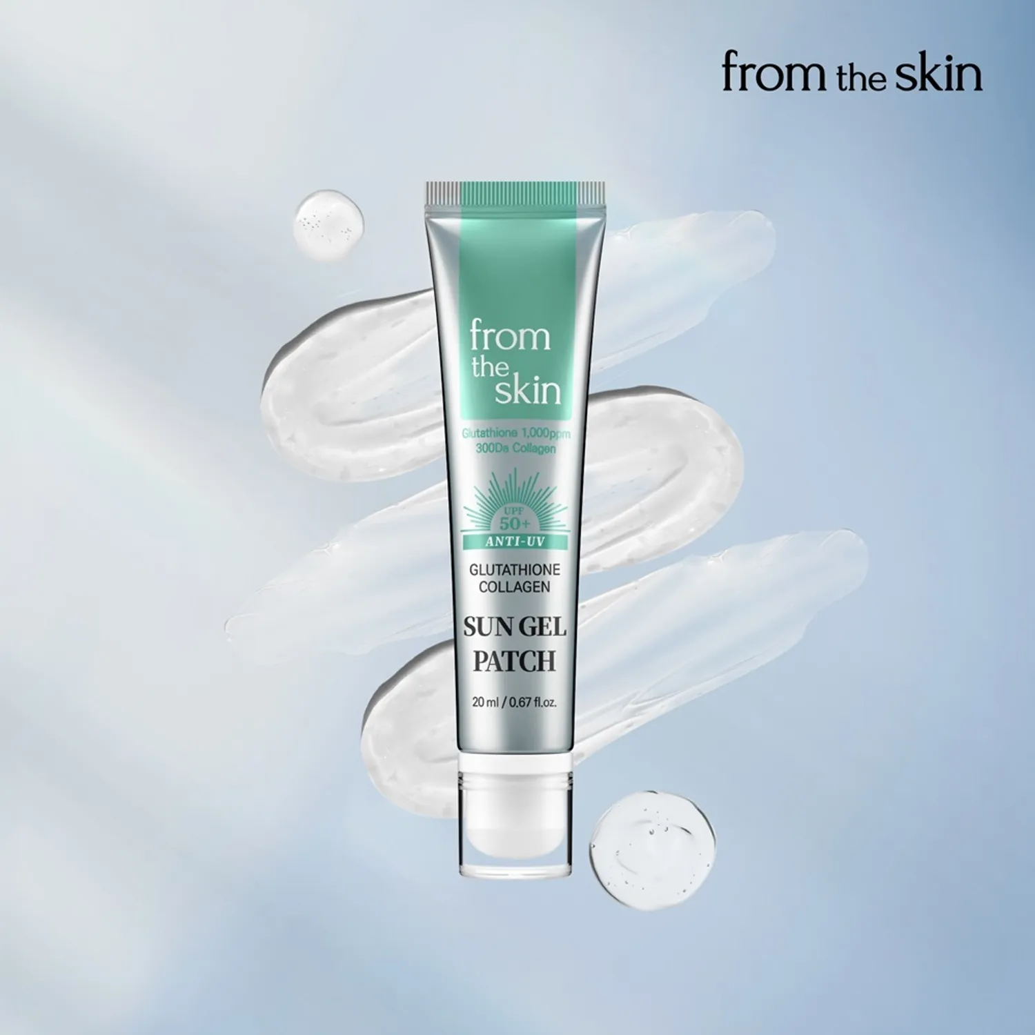 fromtheskin Glutathione Collagen Sun Gel Patch 20ml | OLIVE YOUNG Global fromtheskin Glutathione Collagen Sun Gel Patch 20ml | OLIVE YOUNG Global