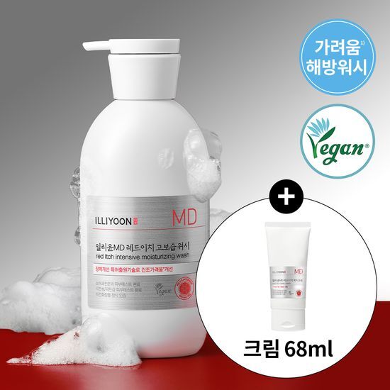 ILLIYOON MD Red-Itch Ultra Moisturizing Wash 460ml Set (+