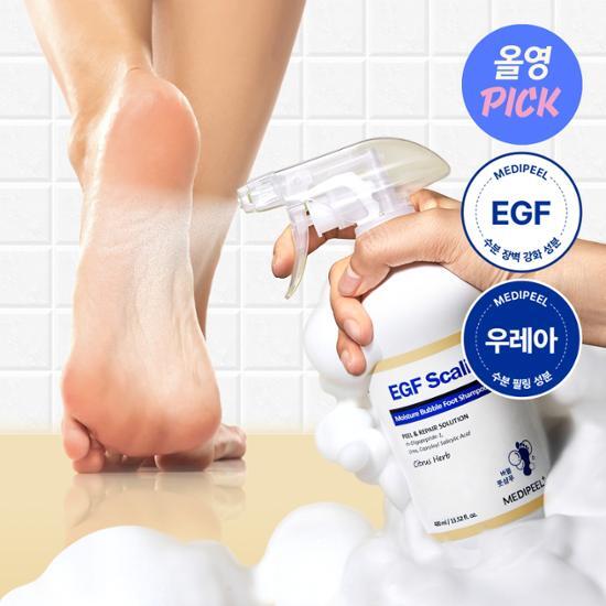 MEDI-PEEL EGF スケーリングモイスチャーバブルフットシャンプー 400ml