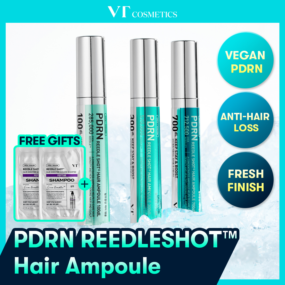 VT PDRNリードルショットヘアアンプル 15ml (全3種) | OLIVE YOUNG Global