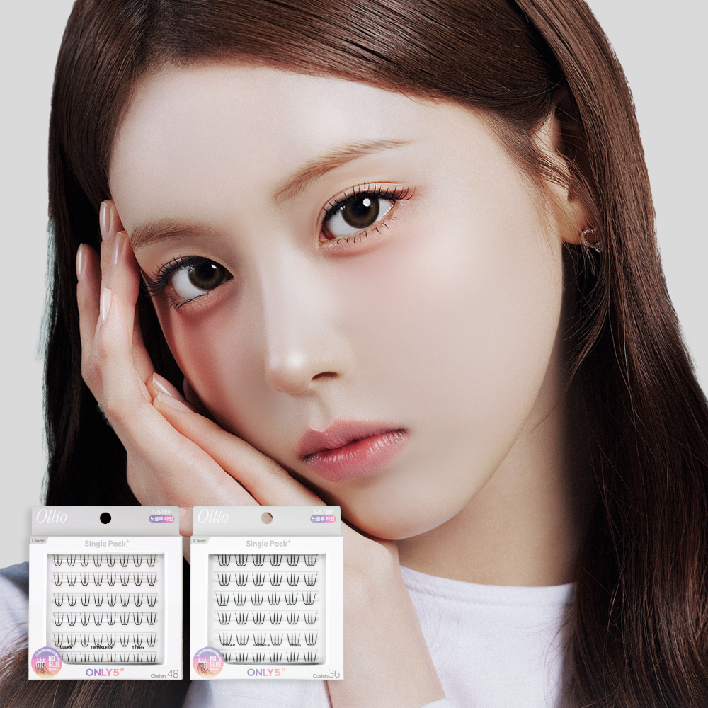 cosmeticとなっております Ollio ノーグルーアイラッシュ #クリア [シングル パックプラス
