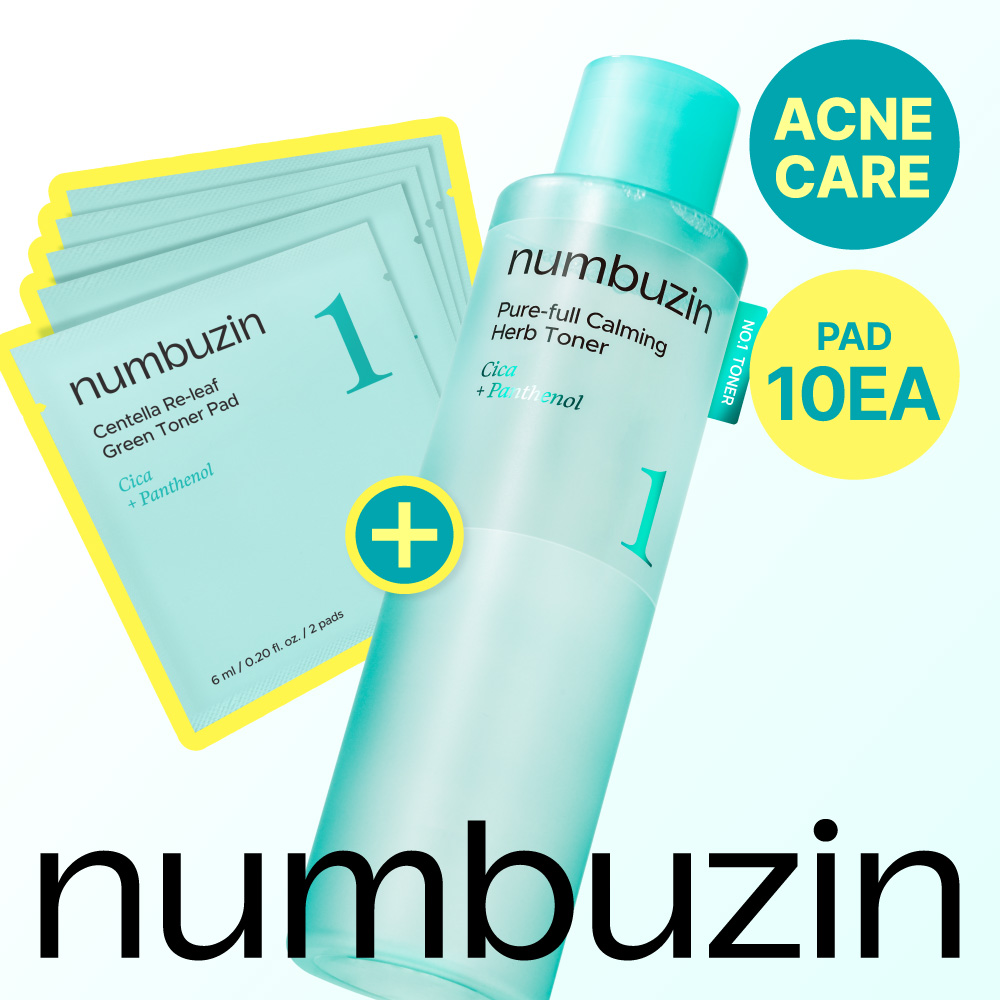 numbuzin 1番ピュアフールカミングハーブトナー300ml企画（+パッド10ea