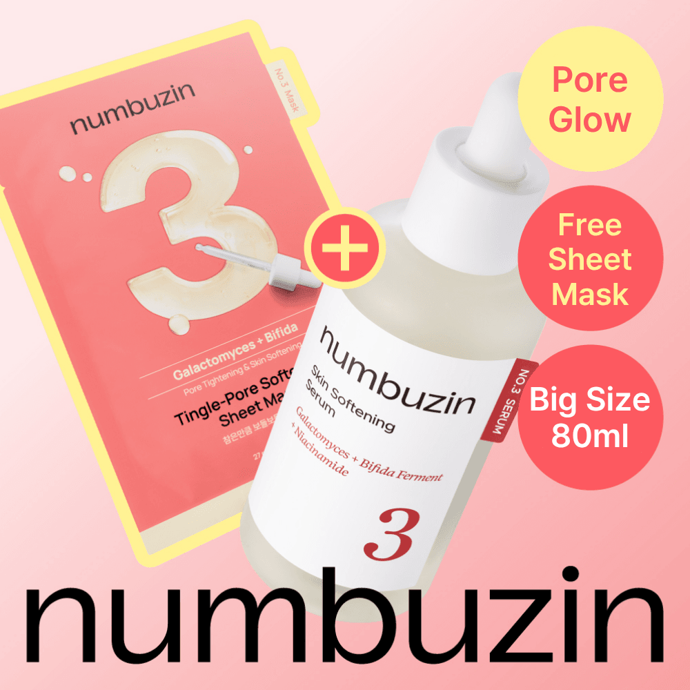 numbuzin No. 3 Skin Softening Serum 80mL Special Set (+No. 3