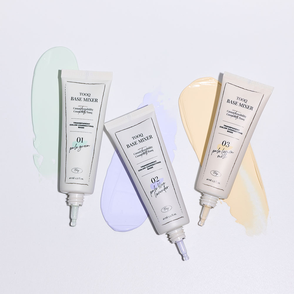 tooq Transparent Color Correcting Base 40ml (3 Colors) | OLIVE