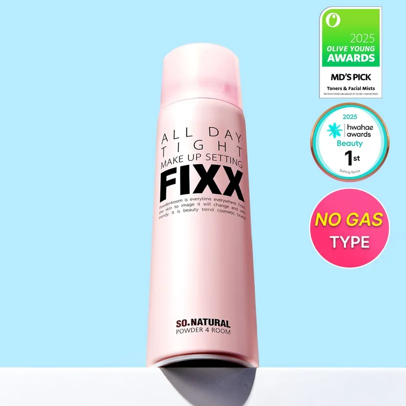so natural so natural All Day tight Make Up Setting Fixx 75ml (No-gas Type)