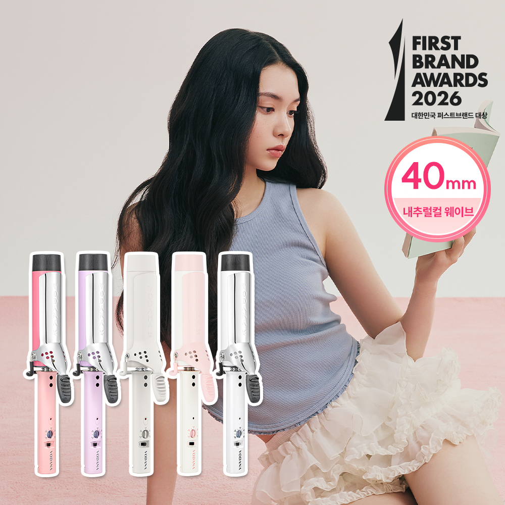 vodana Glam Wave Curling Iron FV 40mm (White) | OLIVE YOUNG Global