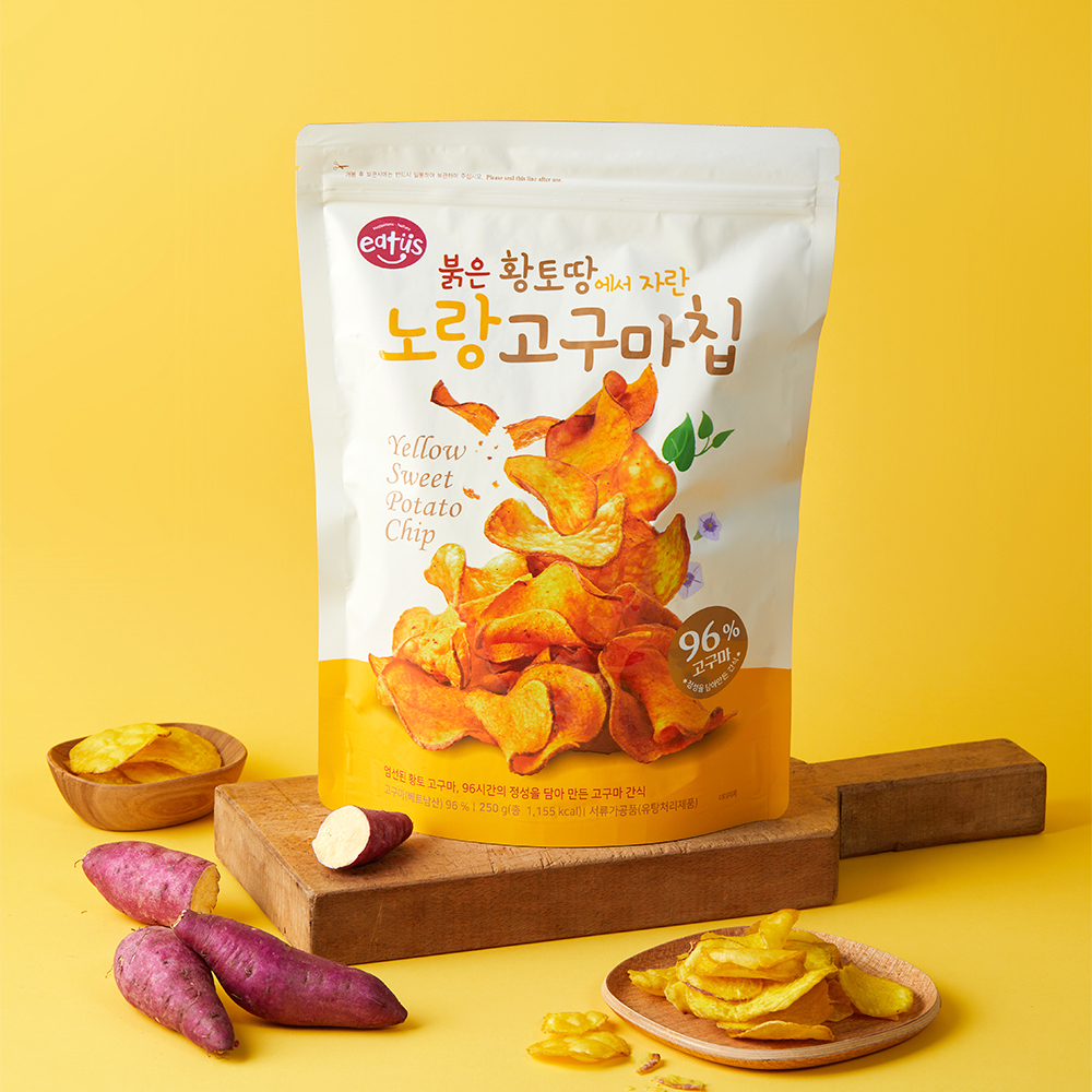 eatus Yellow Sweet Potato Chips 250g