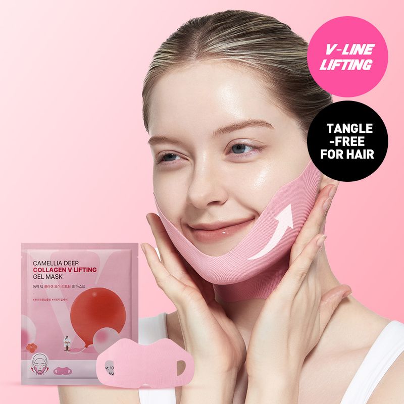 ROUND LAB Camellia Deep Collagen V Lifting Gel Mask Sheet 1ea