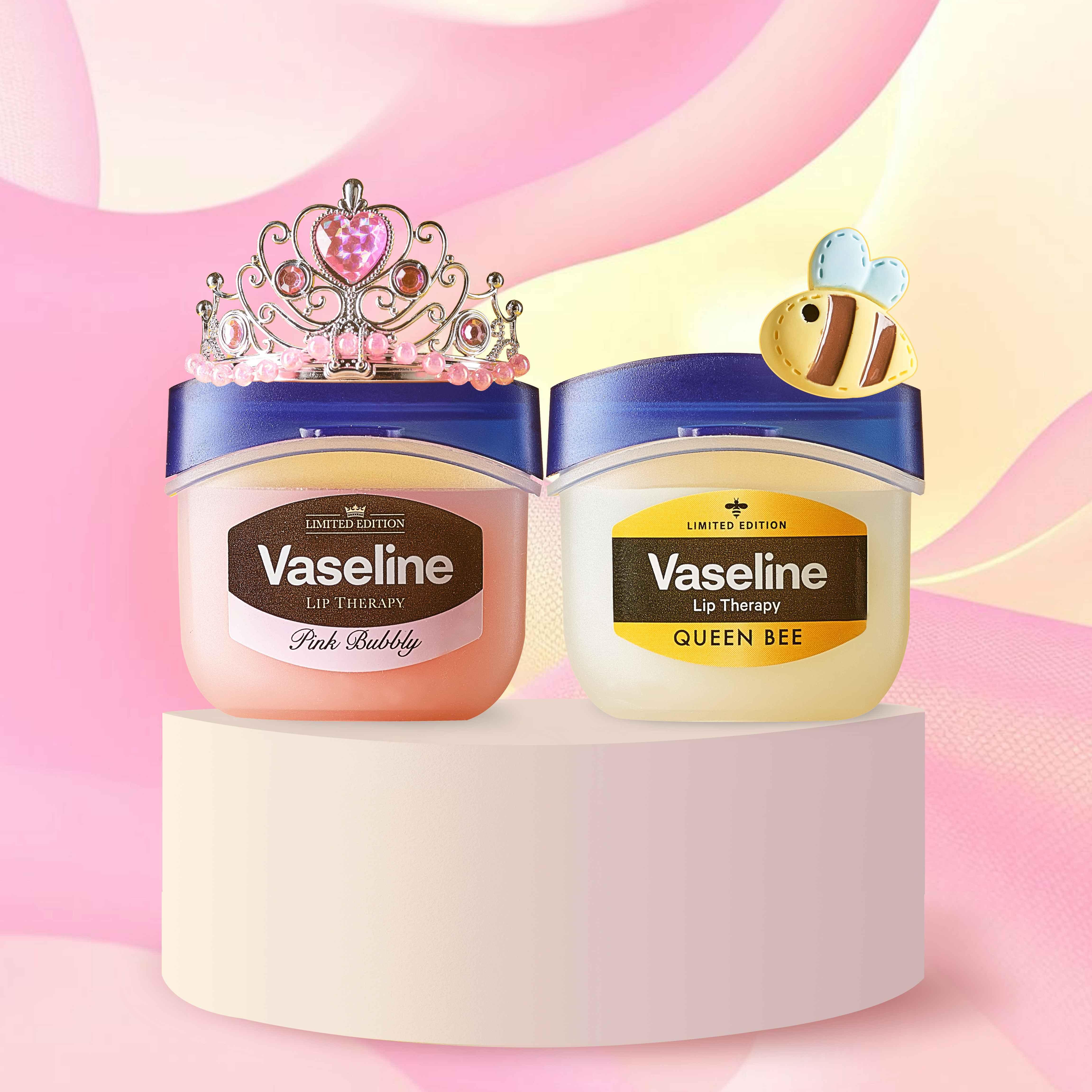 Vaseline Lip Therapy Pink Bubbly 7g (Jar) | OLIVE YOUNG Global