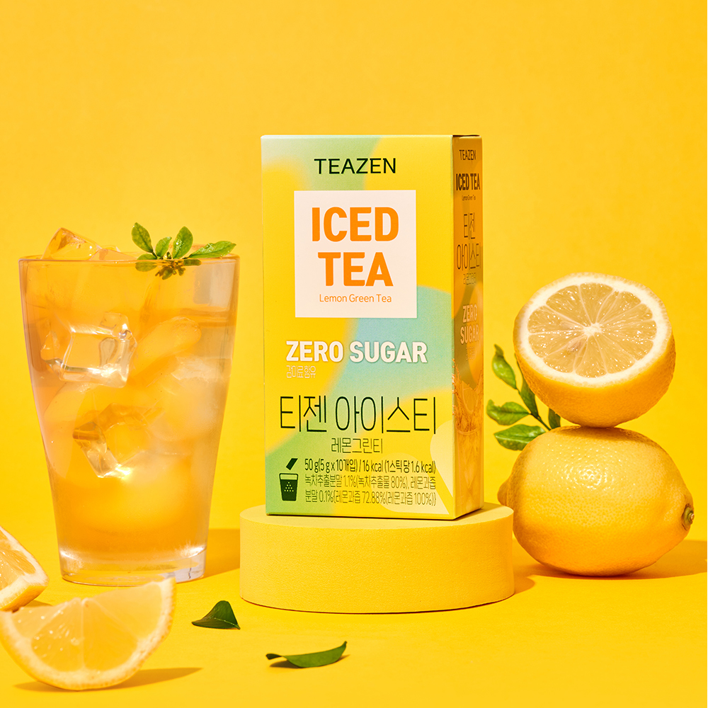 Teazen アイスティー #レモングリーンティー 10T | OLIVE YOUNG Global