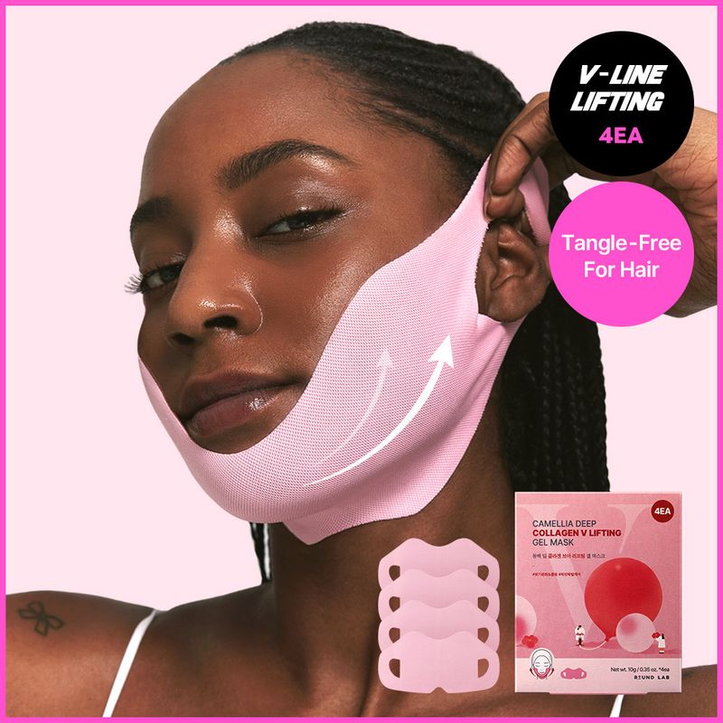 ROUND LAB Camellia Deep Collagen V Lifting Gel Mask Sheet 4ea