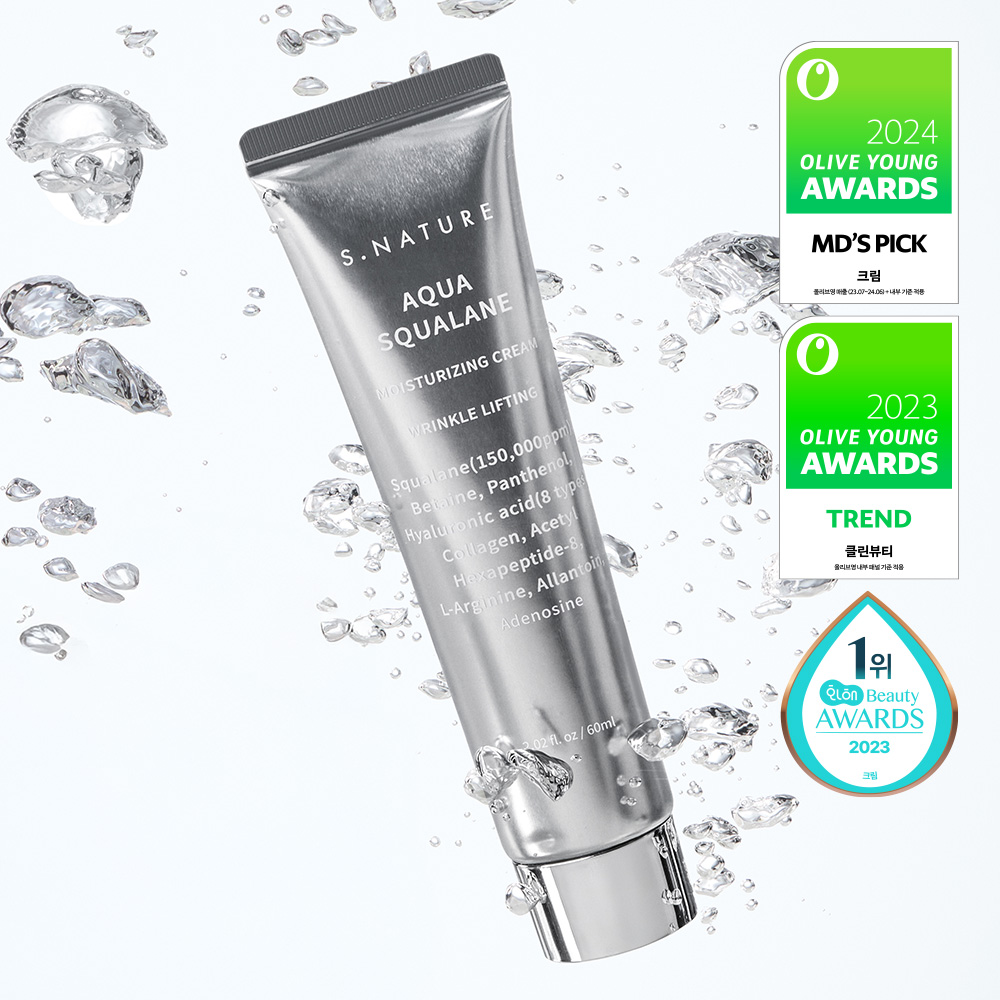 ENVIORN MoistureSeries Cream3 & Gel2 セット S.NATURE Aqua Squalane Moisturizing Cream 2.7 oz/ 80ml