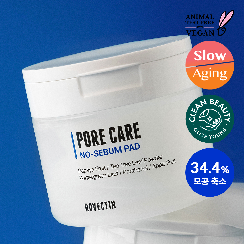 ROVECTIN ポアノーセバムパッド 60枚 (+10枚) | OLIVE YOUNG Global