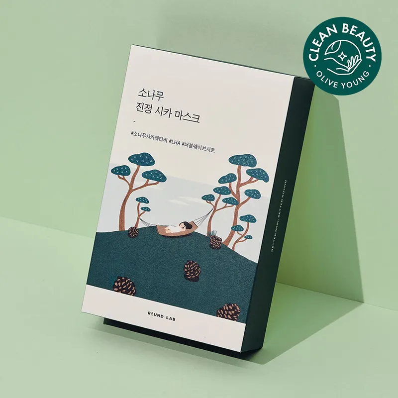 ROUND LAB PINE CALMING CICA MASK SHEET 10ea
