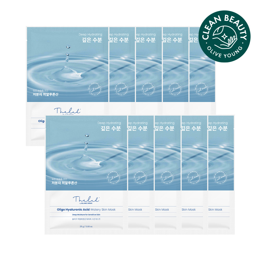 THE LAB by blanc doux Oligo Hyaluronic Acid Watery Skin Mask Sheet 10P