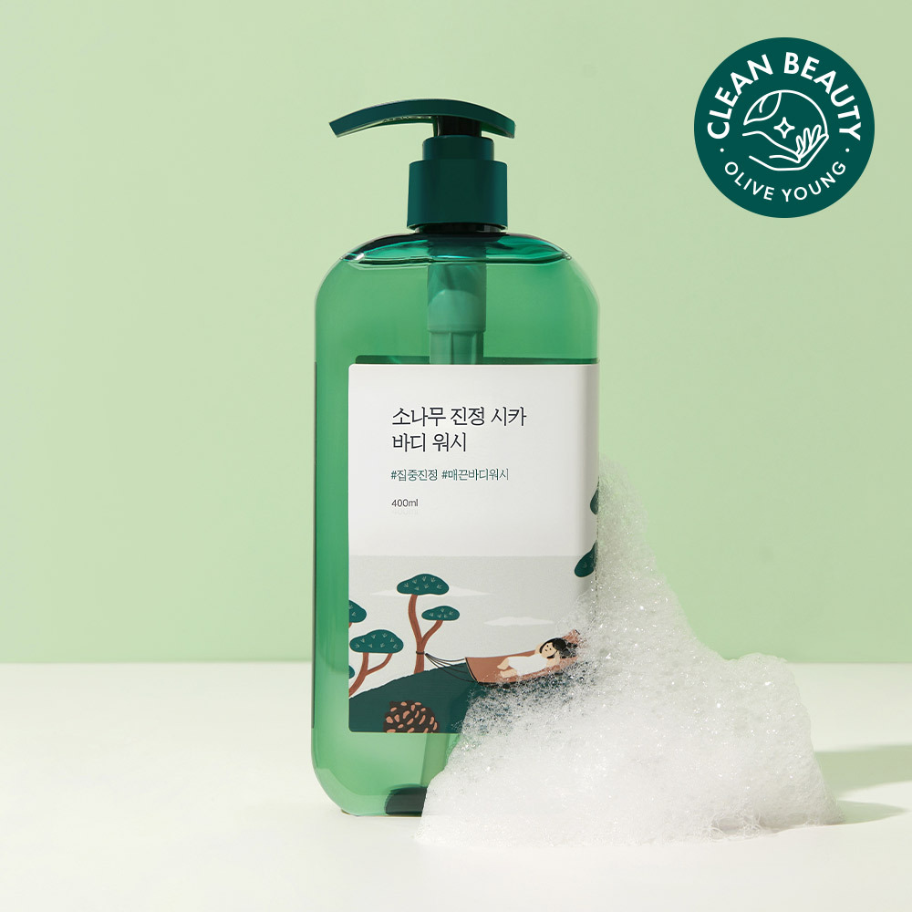 ROUND LAB 松の木鎮静シカボディウォッシュ 400ml | OLIVE YOUNG Global
