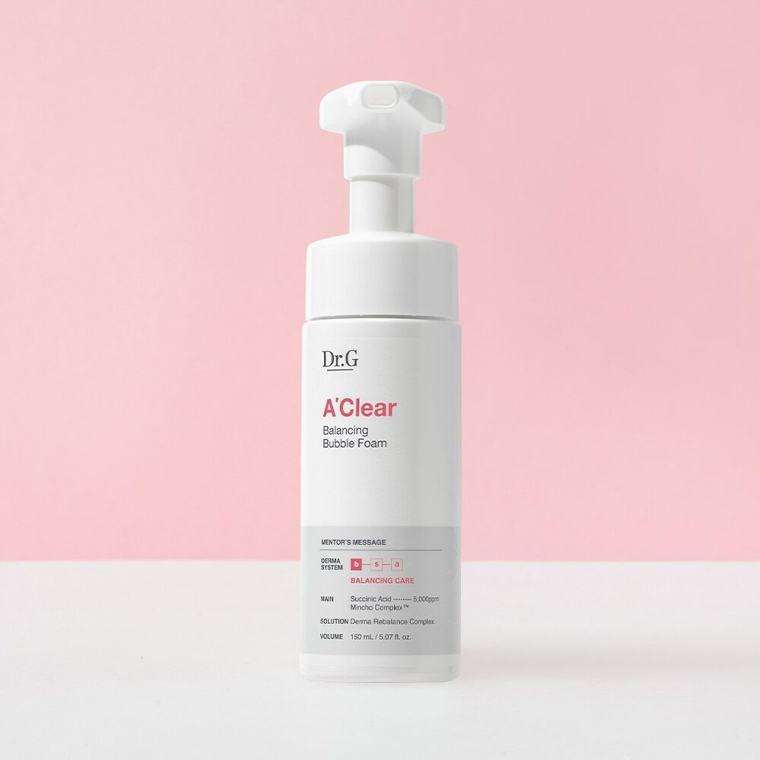 Dr.G A' Clear Balancing Bubble Foam 150mL  | OLIVE YOUNG Global