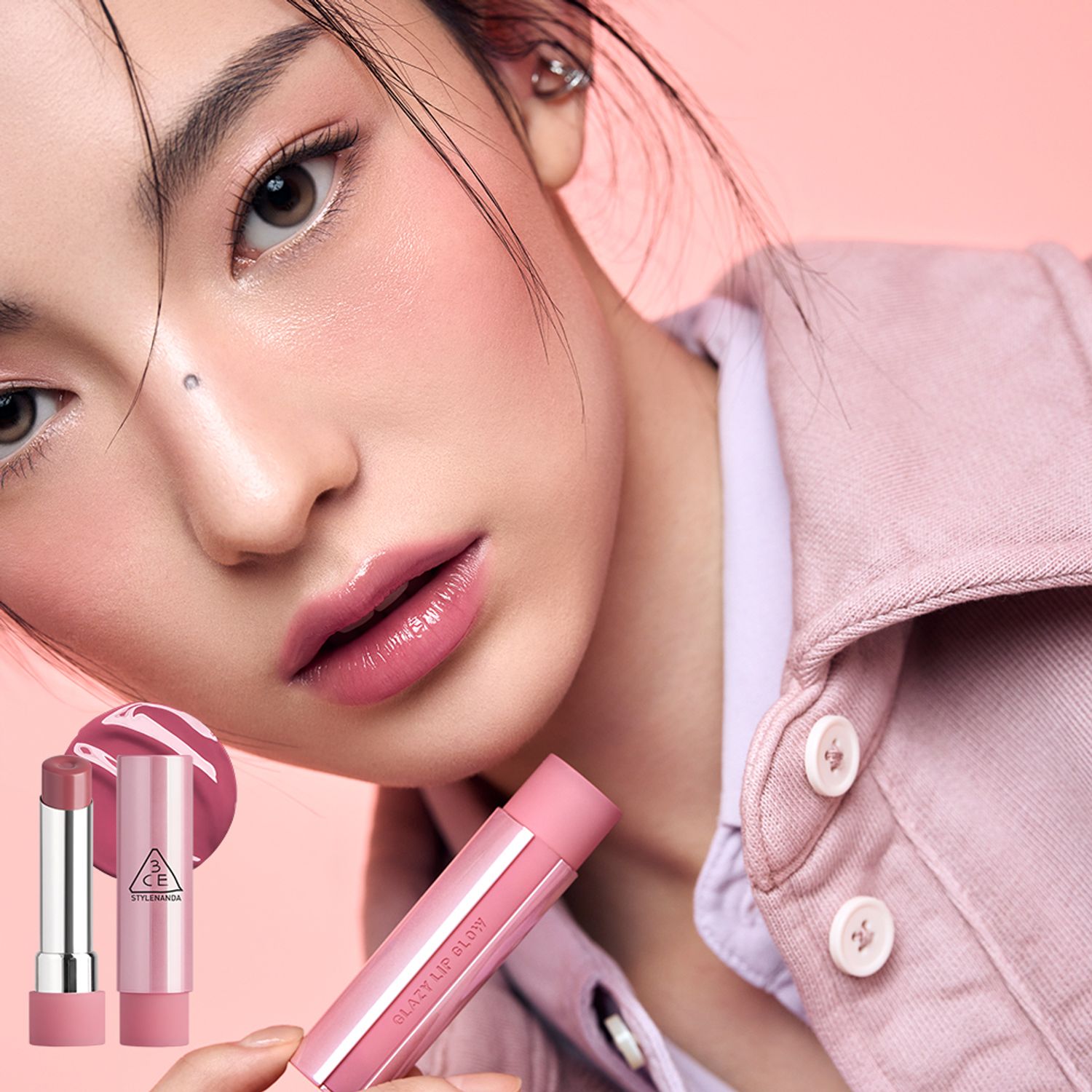 3CE Glazy Lip Glow 3.2g | OLIVE YOUNG Global