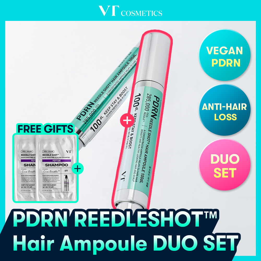 VT PDRN REDLE SHOT 50ml 30ml セット VT PDRN Reedle Shot Hair Ampoule 15ml Double Set (2 Options