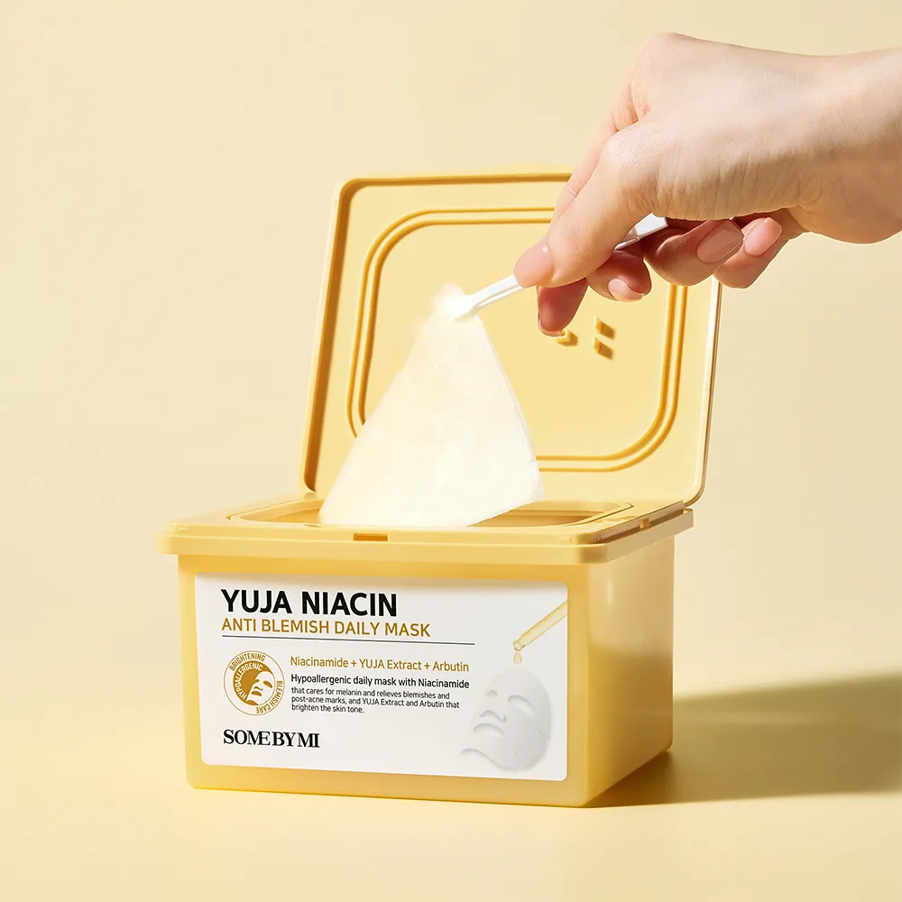SOME BY MI Yuja Niacin Anti Blemish Daily Mask 30 Sheets | OLIVE
