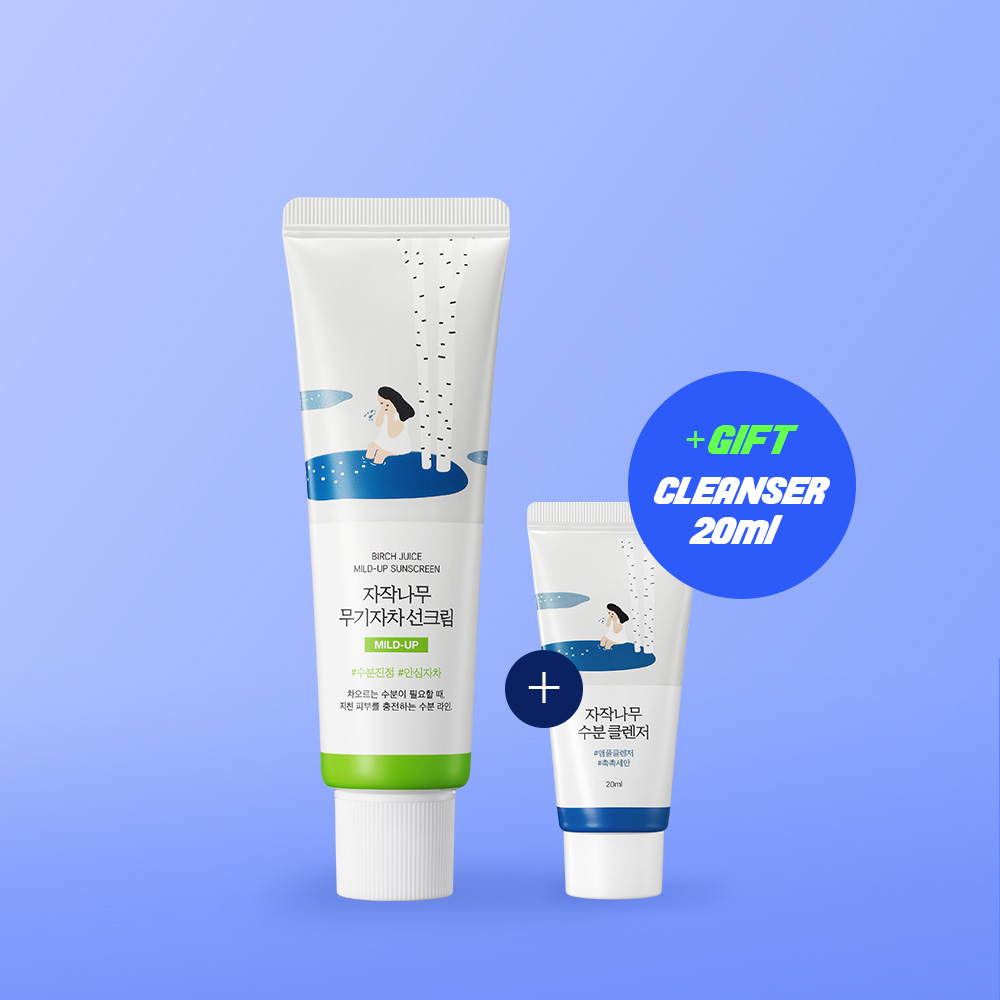 ROUND LAB BIRCH JUICE MILD-UP SUNSCREEN 50ml Special Set (Special