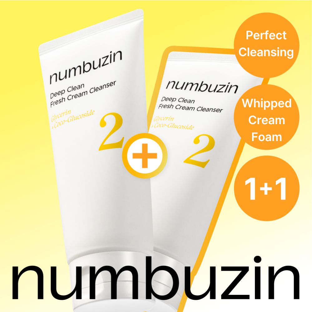 numbuzin 2番ディープクリーン生クリームクレンジングフォームダブル