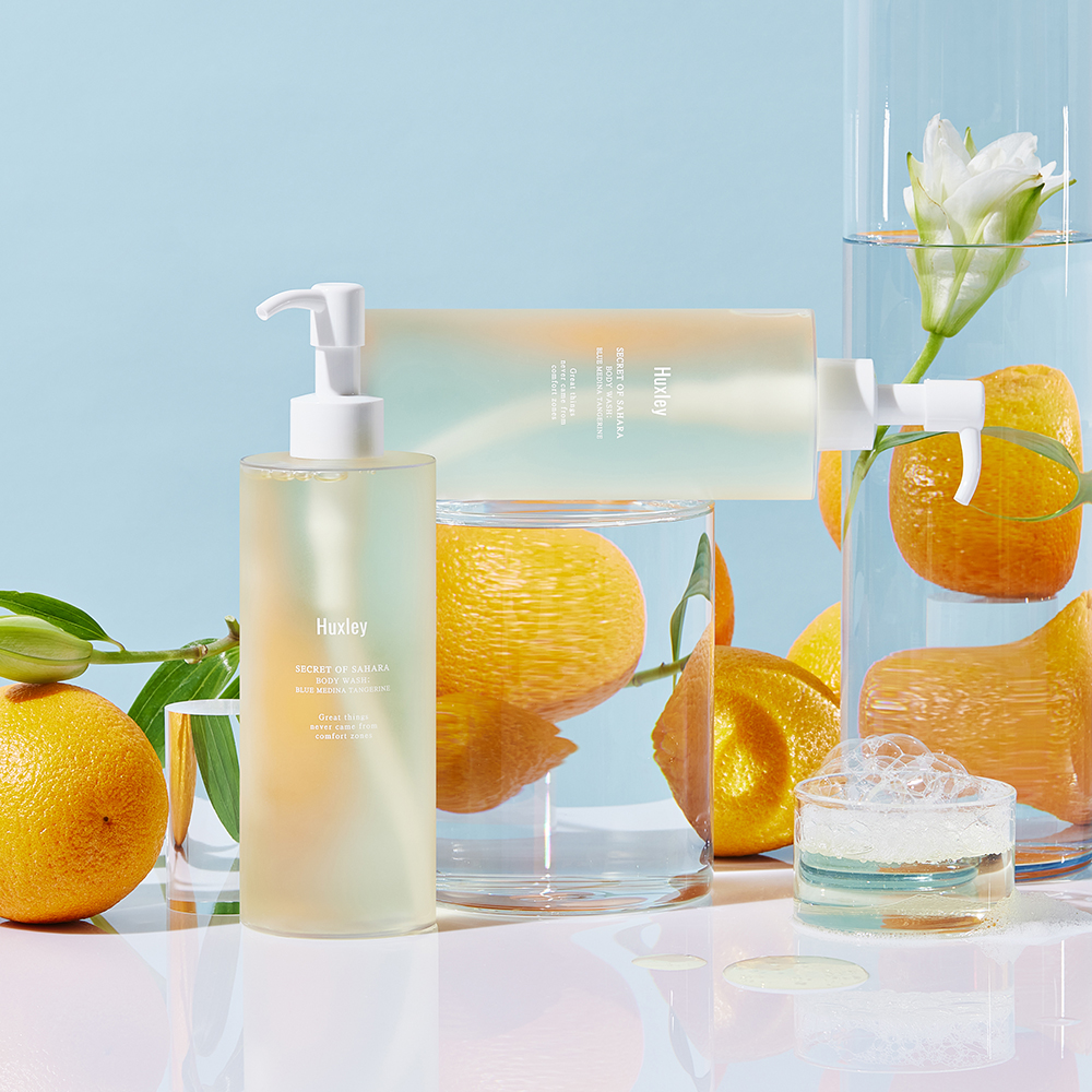 Huxley ボディウォッシュ ブルーメディナタンジェリン300ml | OLIVE