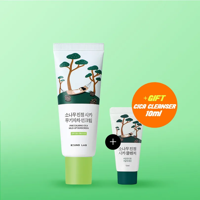 Pine Calming Cica Mild-Up Sunscreen