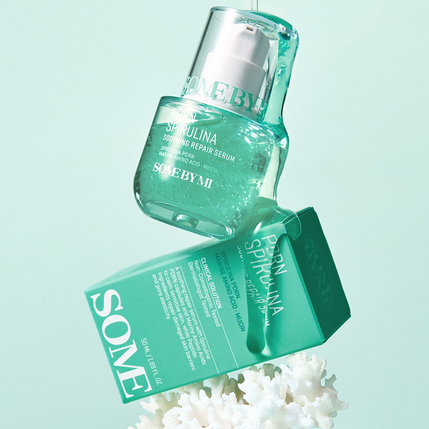 SOME BY MI PDRN Spirulina Soothing Repair Serum 50ml | OLIVE YOUNG Global