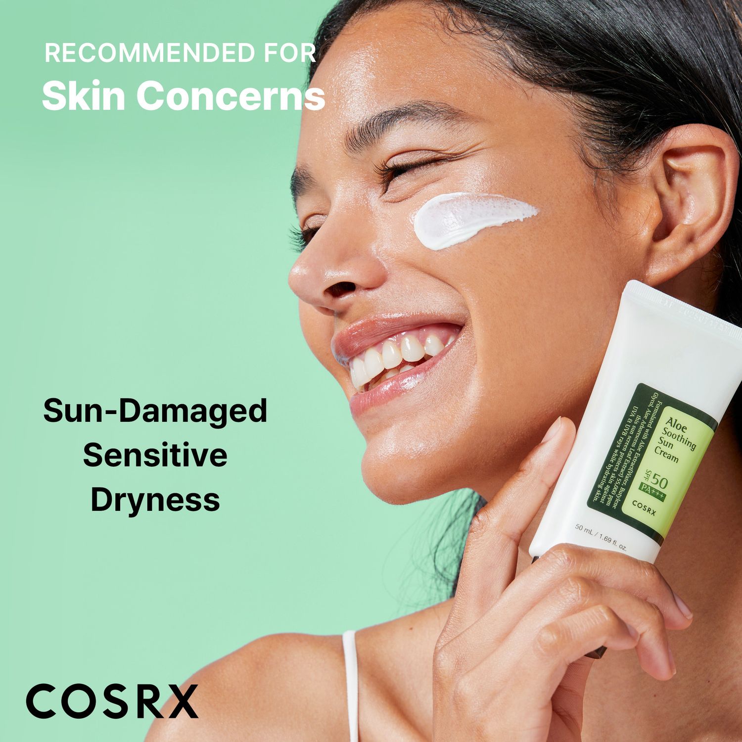 COSRX Aloe Soothing Sun Cream SPF50+ | OLIVE YOUNG Global