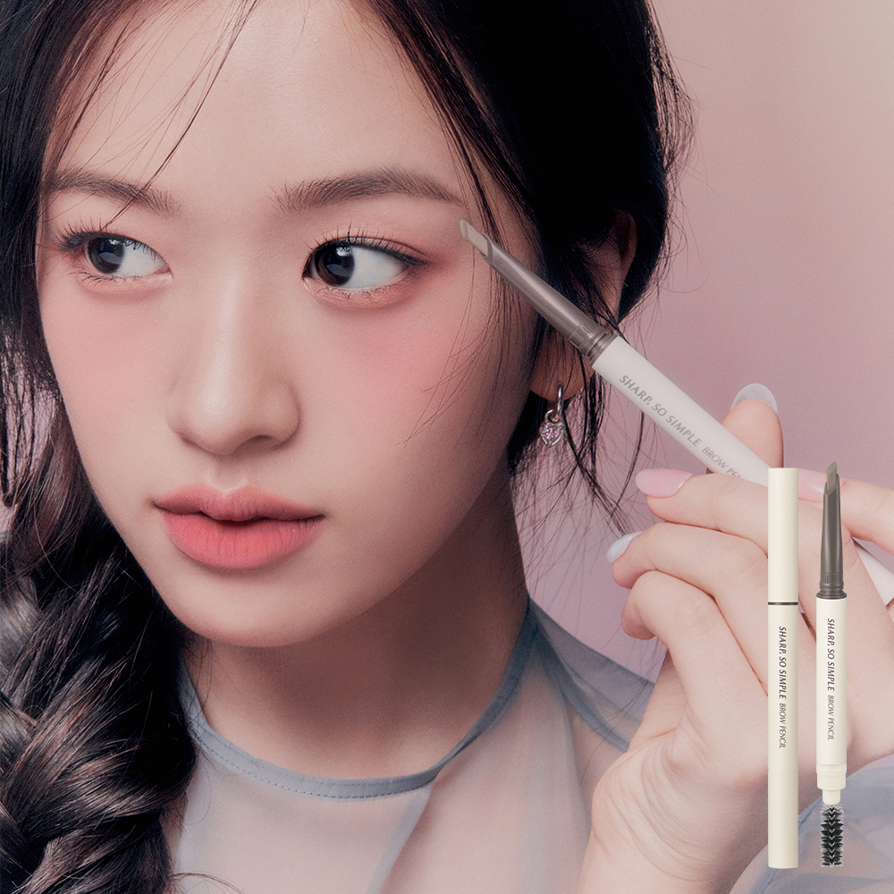 minimal　5 ウェッソン　ルーズ　生成り　アイボリー CLIO Sharp So Simple Brow Pencil | OLIVE YOUNG Global