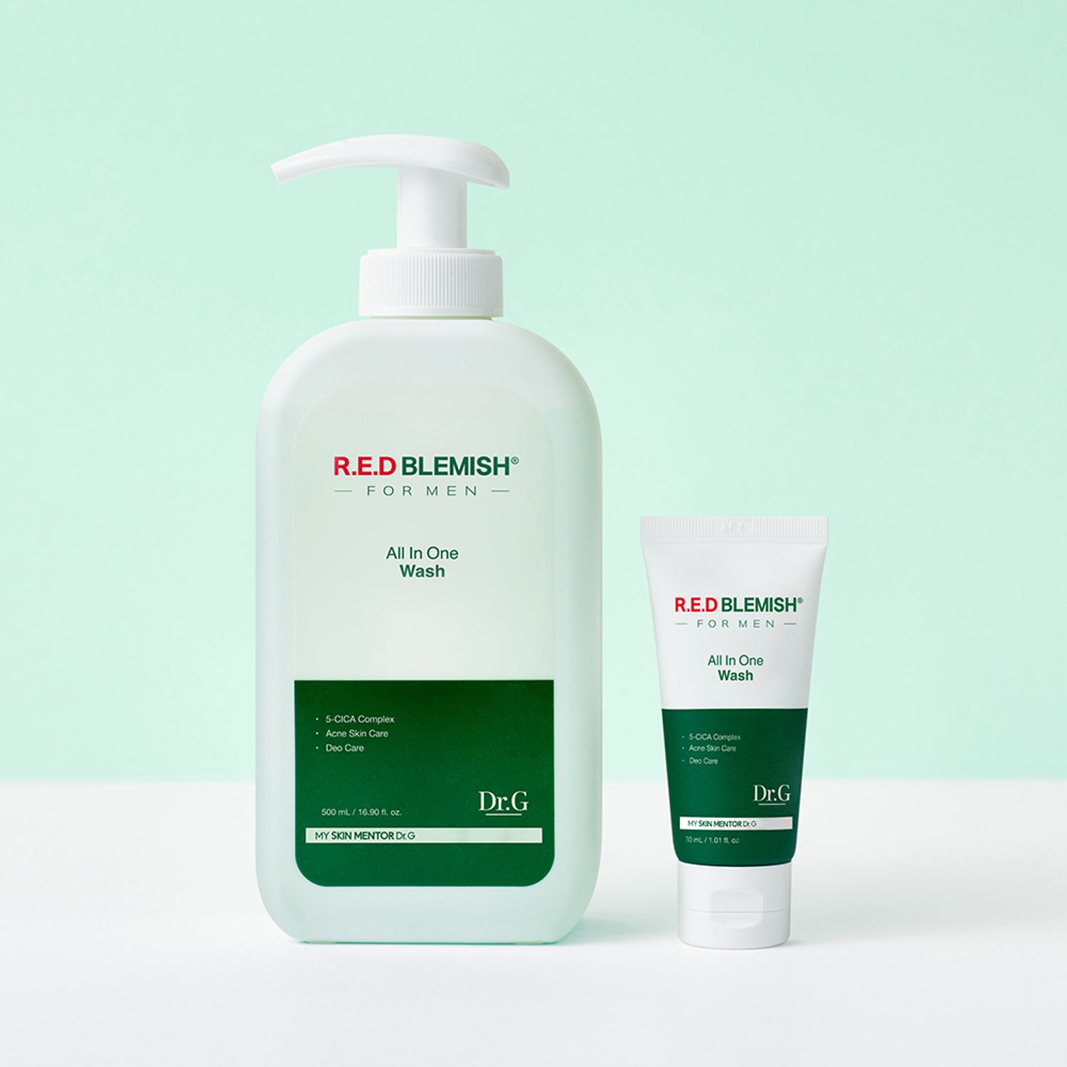 Dr.G Red Blemish For Man All In One Wash 500mL Special Set (+30mL) | OLIVE YOUNG Global