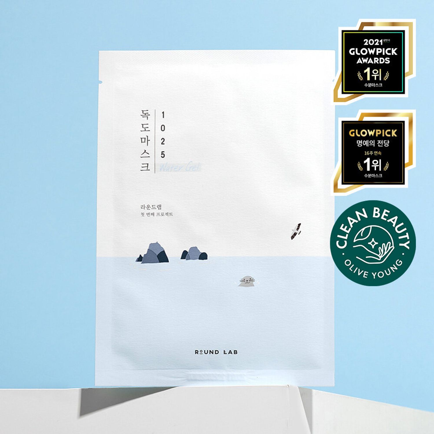Round Lab 1025 Dokdo Moisturizing Water Gel Mask x 1 sheet | OLIVE YOUNG Global
