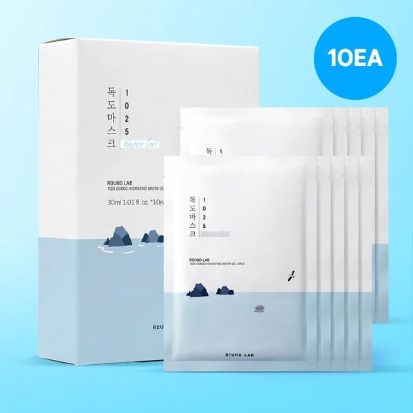ROUND LAB 1025 Dokdo Hydrating Water Gel Mask Sheet 10ea