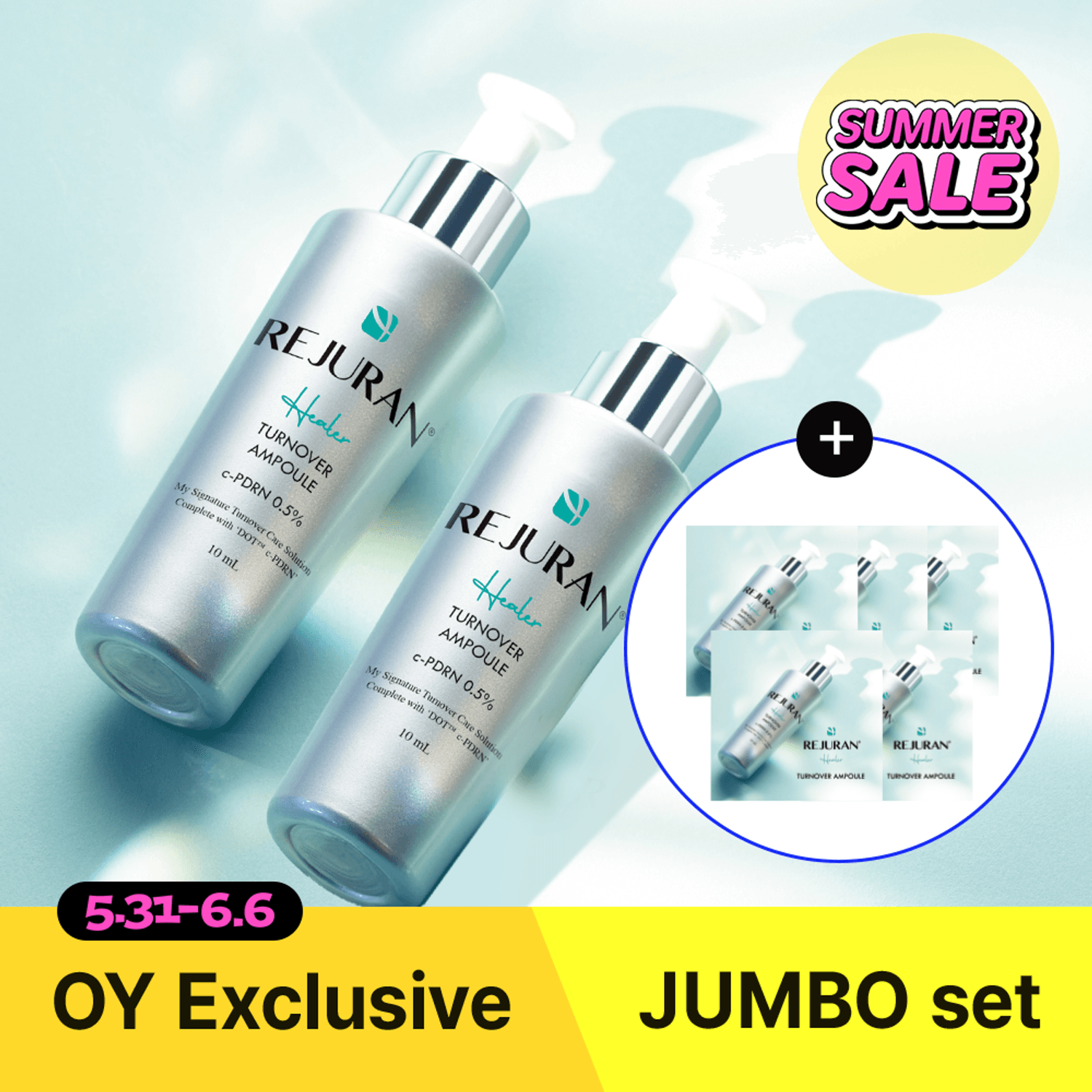 REJURAN Healer Turnover Ampoule 10mlx2ea Double Pack (+Ampoule