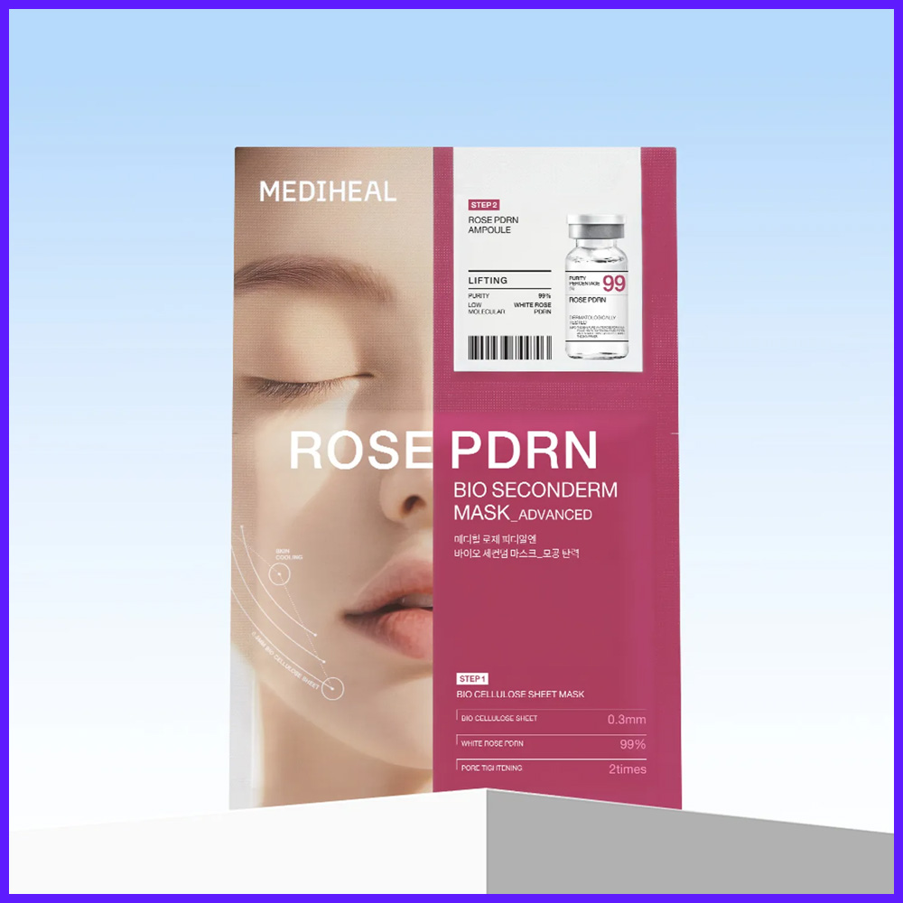 Rose PDRN Bio Seconderm Mask Pore Tightening
