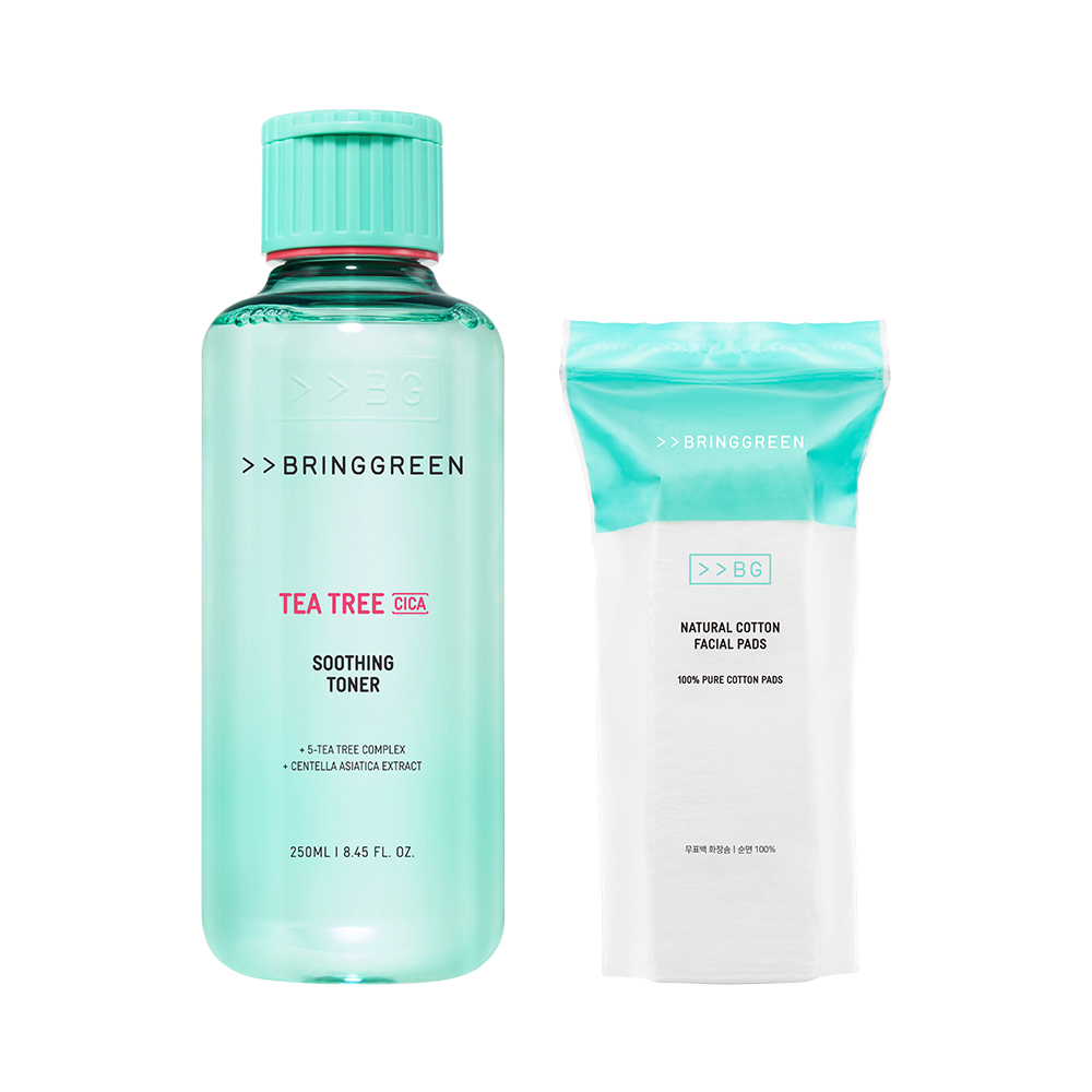 BRINGGREEN ティーツリーシカスージングトナー 500ml企画(+化粧